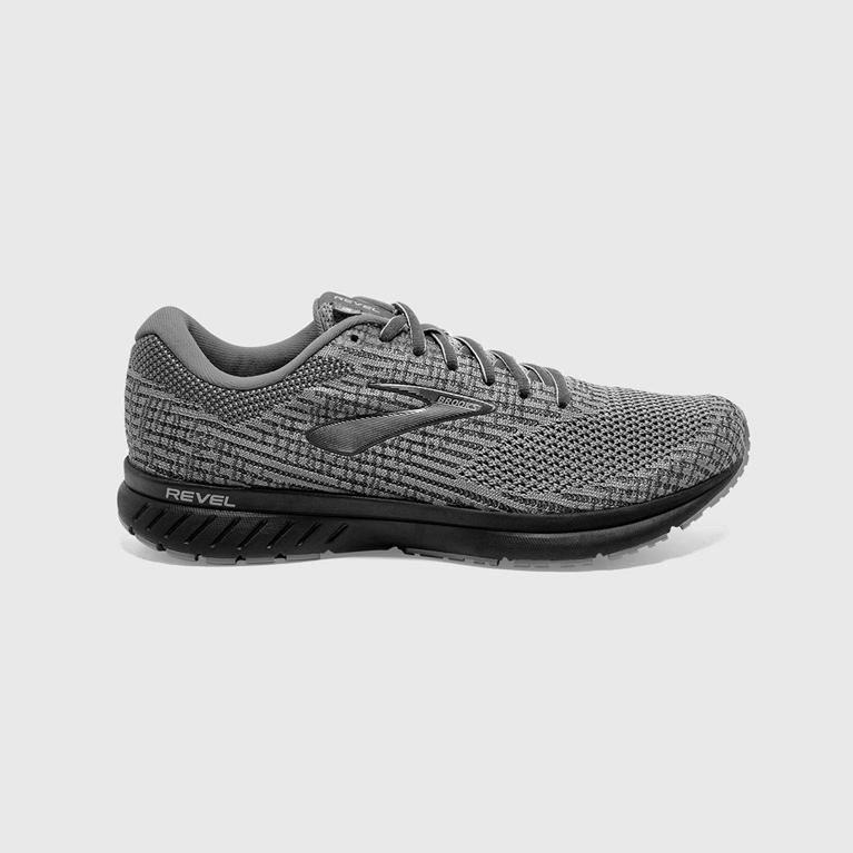 Brooks Revel 3 Mens Road Running Shoes - Grey - Philippines (290586UHX)